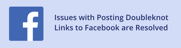 Issues posting links to Facebook are resolved